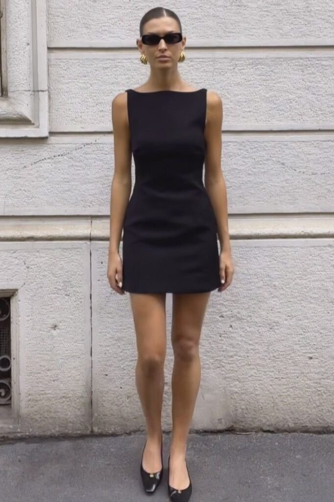 Classic Black Mini Dress