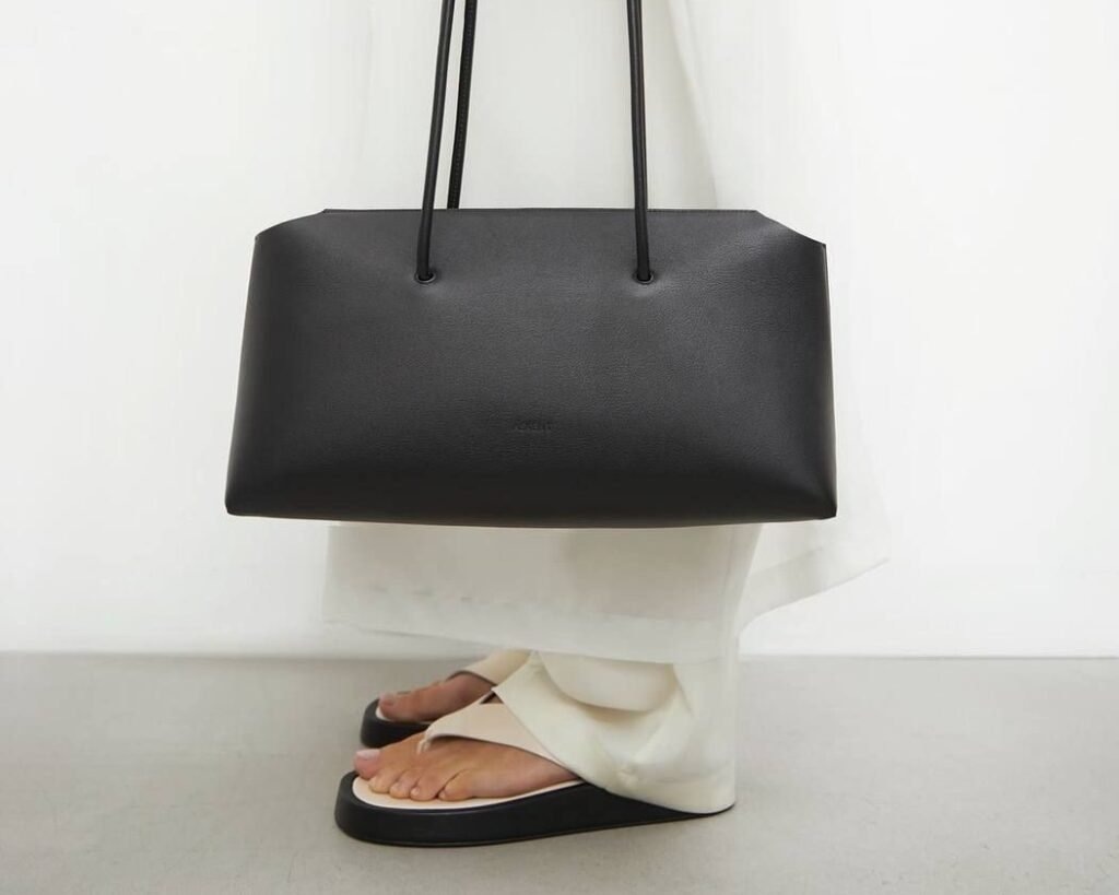 Black bag with a clear shape