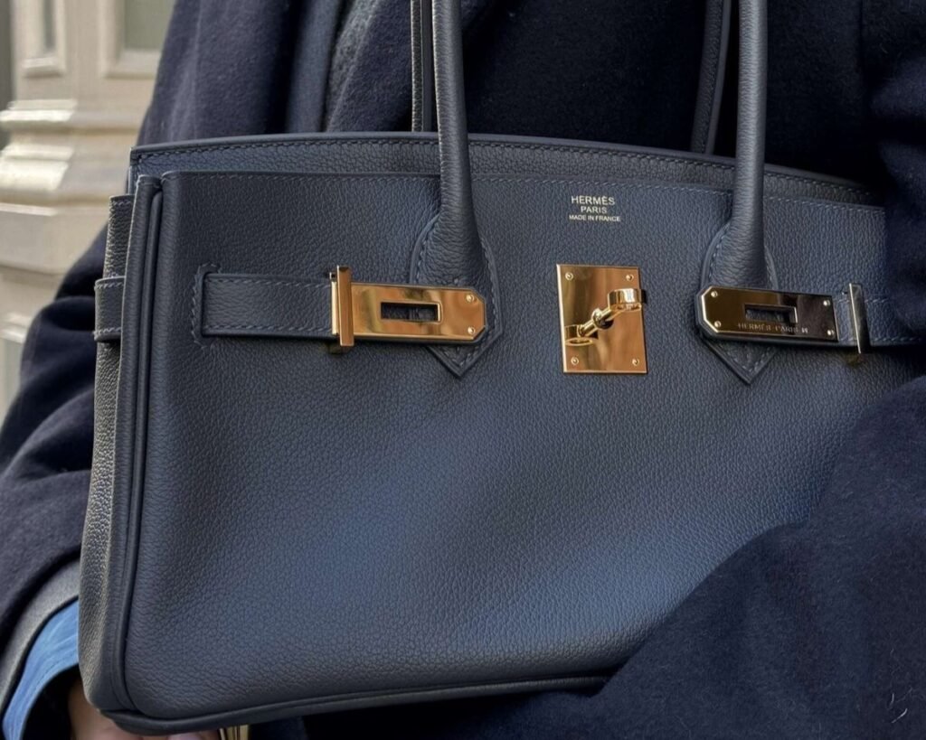 Black high-quality bag with a concise design